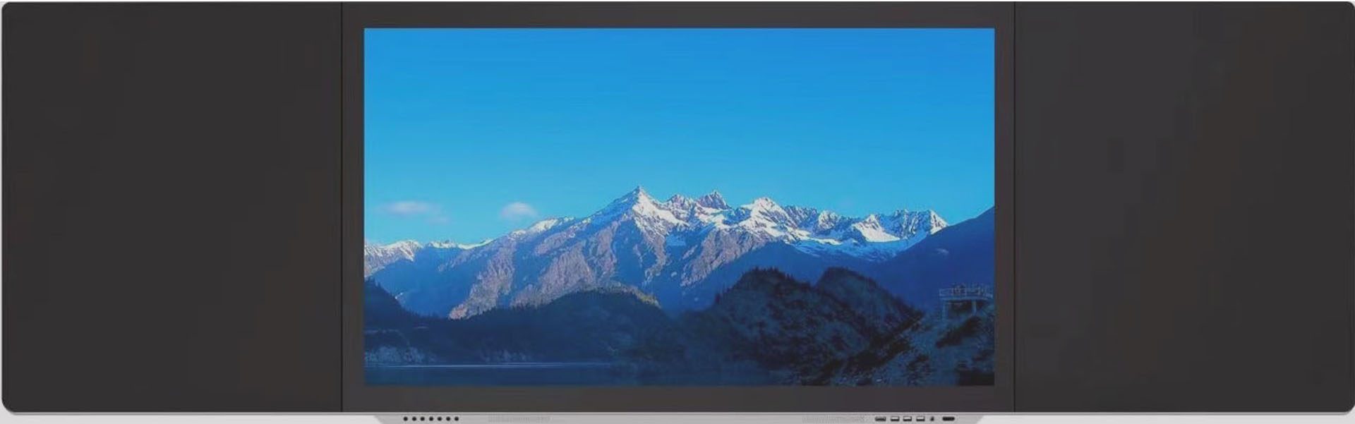 Meeting interactive flat panel in a conference room